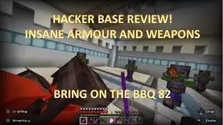 Hacker Base Minecraft MOD Review - amazing weapons & armour - u have to see the loot! BringontheBBQ
