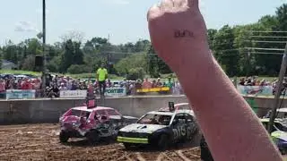 Mid-size Chain-stock Heat#2 demo derby Balsam Lake, WI 9/4/21
