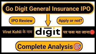 Go Digit General Insurance IPO Review | Apply or Not? | #investorschoice