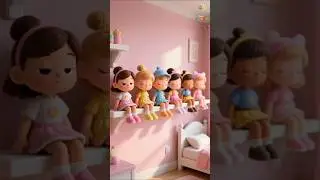 Learn Numbers 6 & 7 🔢| Fun 3D Counting for Kids | Cute & Colorful Short#Number6#Number7#KidsLearning