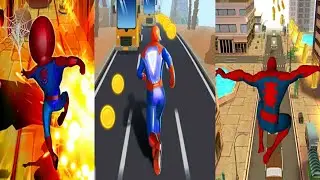 Spider Endless Subway Hero Run VS Spider Hero Dash VS Spider Hero Boy Man Gameplay