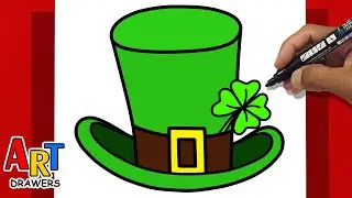 How To Draw St Patrick's Day - HAT🍀