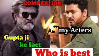 Thala pathy VIJAY VS Rajnikant ❓#viralvideo #bollywood #compression #bollywoodactor #movie