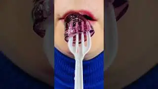 asmr GRAPE JELLY IN SUGAR eating sounds mukbang food