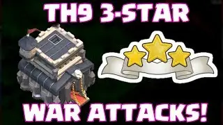 Clan War 9v10 3-Star Attack & some fresh 9v9 3-Stars