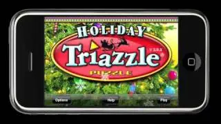 Triazzle Holiday puzzle for iPhone and iPod Touch