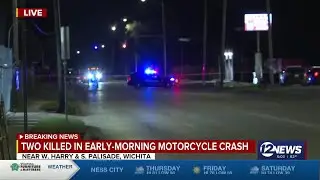 Two dead in early morning crash