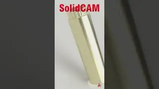 &iexcl;&iexcl;Mecanizado complejo de una sola vez!! #solidcam #cnc #mecanizado