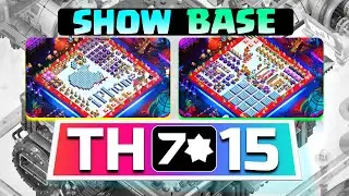 New! COC TH15 Progress Base and Showcase Base with Link! TH15 Funny Troll Base 2025
