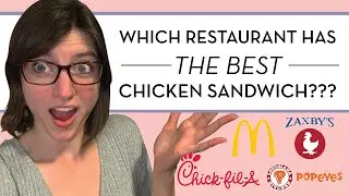 Blind Chicken Sandwich Taste Test - Popeyes vs. Chic-fil-a (Up All Night Series)