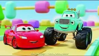 MONSTER TRUCK AND SUPER CAR ADVENTURE 🚙🚗 | KIDS DANCE SONG