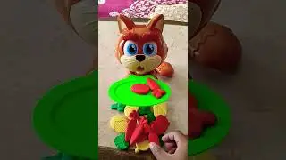 Grumpy Picky Kitty so upset with the orange veggies #asmr #shorts #goliathgames #trends