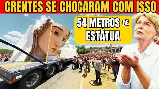 ADEUS, RIO? MULTIDÃO ENTRA EM TRANSE AOS PÉS DESSA ESTÁTUA MONUMENTAL DE NOSSA SENHORA DE FÁTIMA