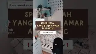 Rekomendasi Sprei Aesthetic murah + Link shopee