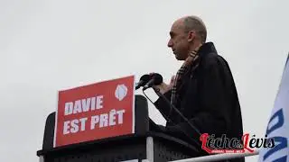 Allocution du D&eacute;put&eacute; f&eacute;d&eacute;ral Steven Blaney lors de la Marche du Chantier Maritime Davie.