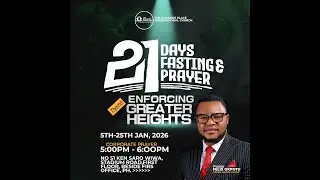 DAY  8 || 21 DAYS OF FASTING & PRAYER || THE BUILDERS PLACE INT'L