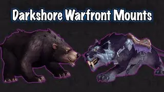 Jessiehealz - All Darkshore Warfront Rare Mounts