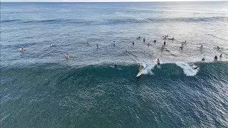 Soft Wave Surfing | DJI Mini 4 Pro Surf Footage