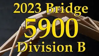 2023 Science Olympiad Bridge Div B: 5900
