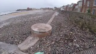 Sunday `Mini Beast from the East` storm; North Berwick to Yellowcraig