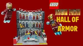 LEGO IRON MAN HALL OF ARMOR MOC! OVER 20 SUITS!