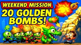 Weekend Mission: Explode 20 Golden Bombs! | Zombie Tsunami Challenge