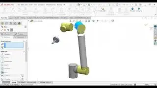 SOLIDWORKS (Assembly Mate) Robotic arm