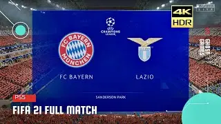 FIFA 21 | Bayern Munich vs Lazio | Champions League Last 16 | PS5 Gameplay 4K HDR 60FPS
