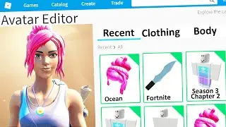 MAKING FORTNITE OCEAN SKIN a ROBLOX ACCOUNT (Season 3 Chapter 2 Battle Pass)