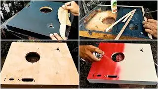 DIY Turntable Wood Plinth Repair #TrioKP7300 #trio #turntable