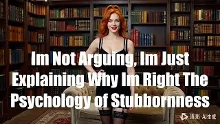Im Not Arguing, Im Just Explaining Why Im Right The Psychology of Stubbornness