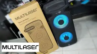 Unboxing (desembalando) Multilaser Torre Double 15 SP344