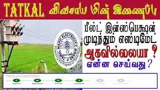 🔥TATKAL மின்இணைப்பு field இன்ஸ்பெக்ஷன் முடிந்தும் எஸ்டிமேட் ஆகவில்லையா? என்ன செய்வது? Next Step