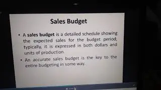 Functional Budgets |Types of Budgets for B.com /M.com/UGC NET/JRF ( Part 3)