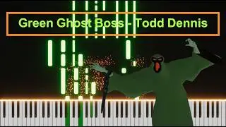 Green Ghost Boss (Todd Dennis) - Hard - Piano Tutorial