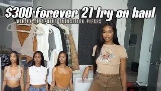 trendy try-on clothing haul! forever 21 still lit??