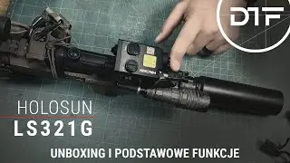 Holosun LS321G (laser zielony, laser IR i podświetlacz IR) - unboxing i podstawowe funkcje
