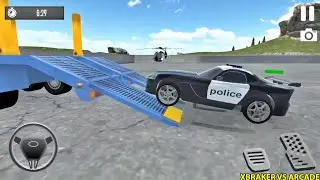 Cargo Airplane Police Vehicle Transporter: Police Car Transporter Truck and Plane - Android Gameplay
