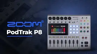 Todo lo que necesitas está a solo un toque con el PodTrak P8 de ZOOM