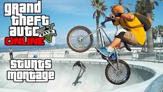 GTA 5 Amazing BMX Stunts Montage! - (Grand Theft Auto 5 Stunts)