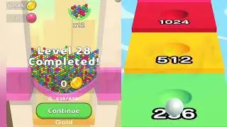 [High Score] MULTI FLAP: Level Up Balls, ASMR Gameplay vs Ball Run 2048 & Infinity #ballgamezone