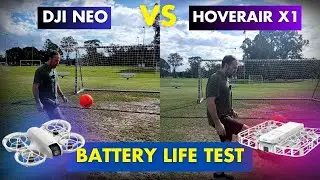 DJI Neo против HOVERAir X1 &mdash; тестирование и сравнение времени работы аккумулятора!