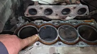 Toyota Yaris 1.6 benzinli VVT motor bakın contayı nasıl yakmış