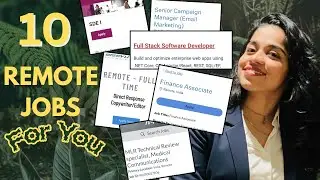 Episode 2: Global  Remote Jobs that you can do from India. Apply before Jan 2026 📮