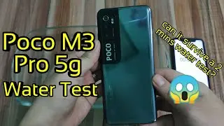 Poco M3 Pro 5g : Water Test (can it survive a 2 mins water test?) 🤔