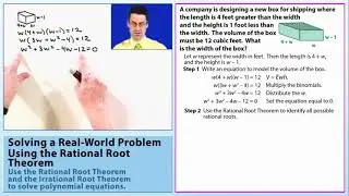 Solving a Real-World Problem Using the Rational Root Theorem