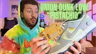 МОЙ ПЕРВЫЙ ВЗГЛЯД: NIKE DUNK LOW UNION &laquo;ФИСТАШКОВЫЕ&raquo;!!!