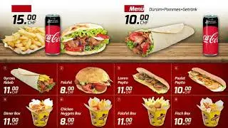 Ali Baba Digital Menu Board