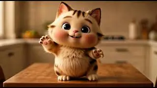 Cut cat animated #shorts viral video #follow channel #subscribe 