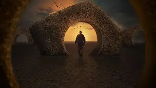 Walking Alone Photoshop Manipulation Tutorial | Sunset Photo Effect